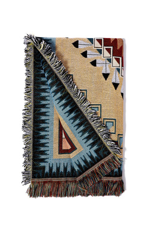 Aztec Medallion Style Sofa Blanket